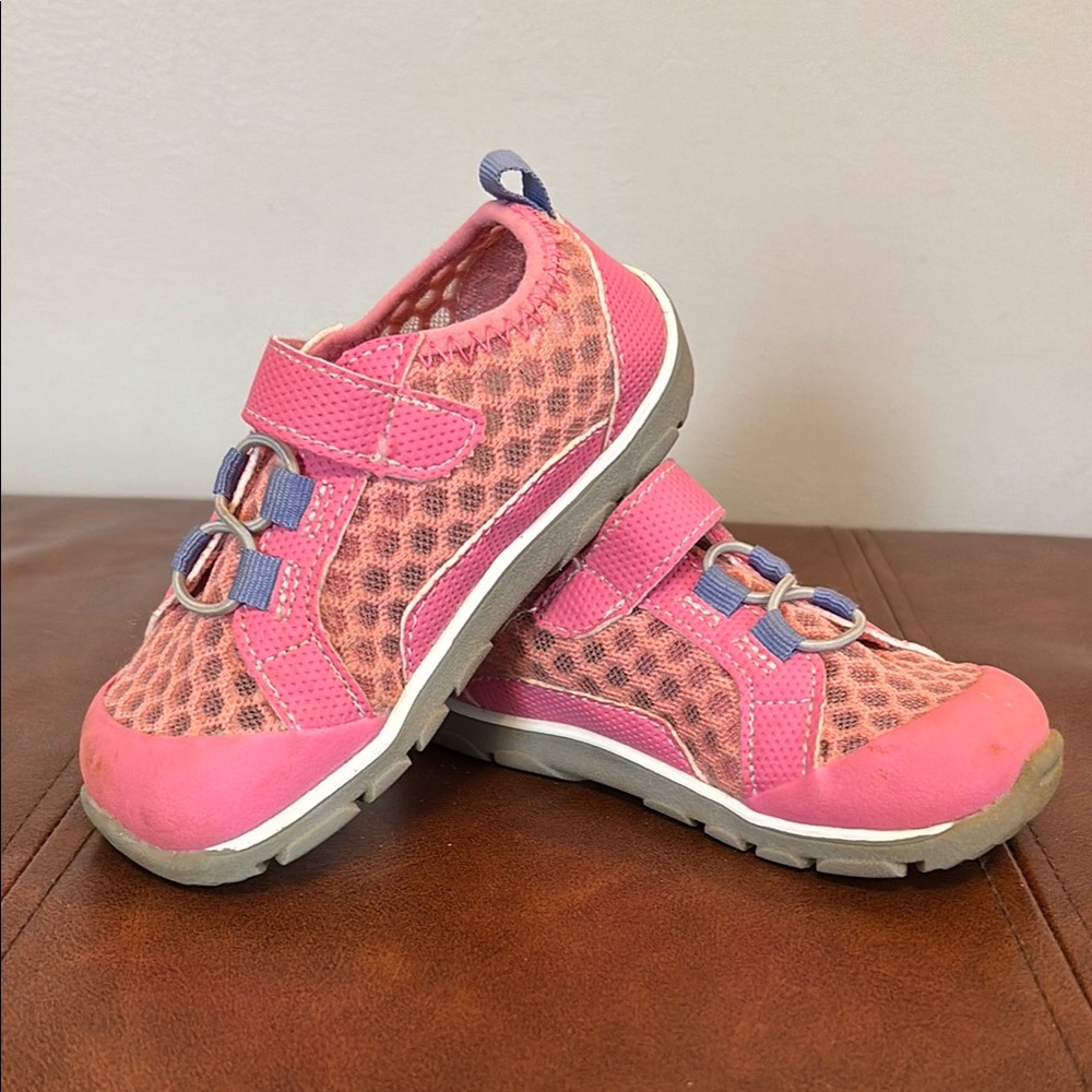 See Kai Run Pink and Gray Kids Sneakers